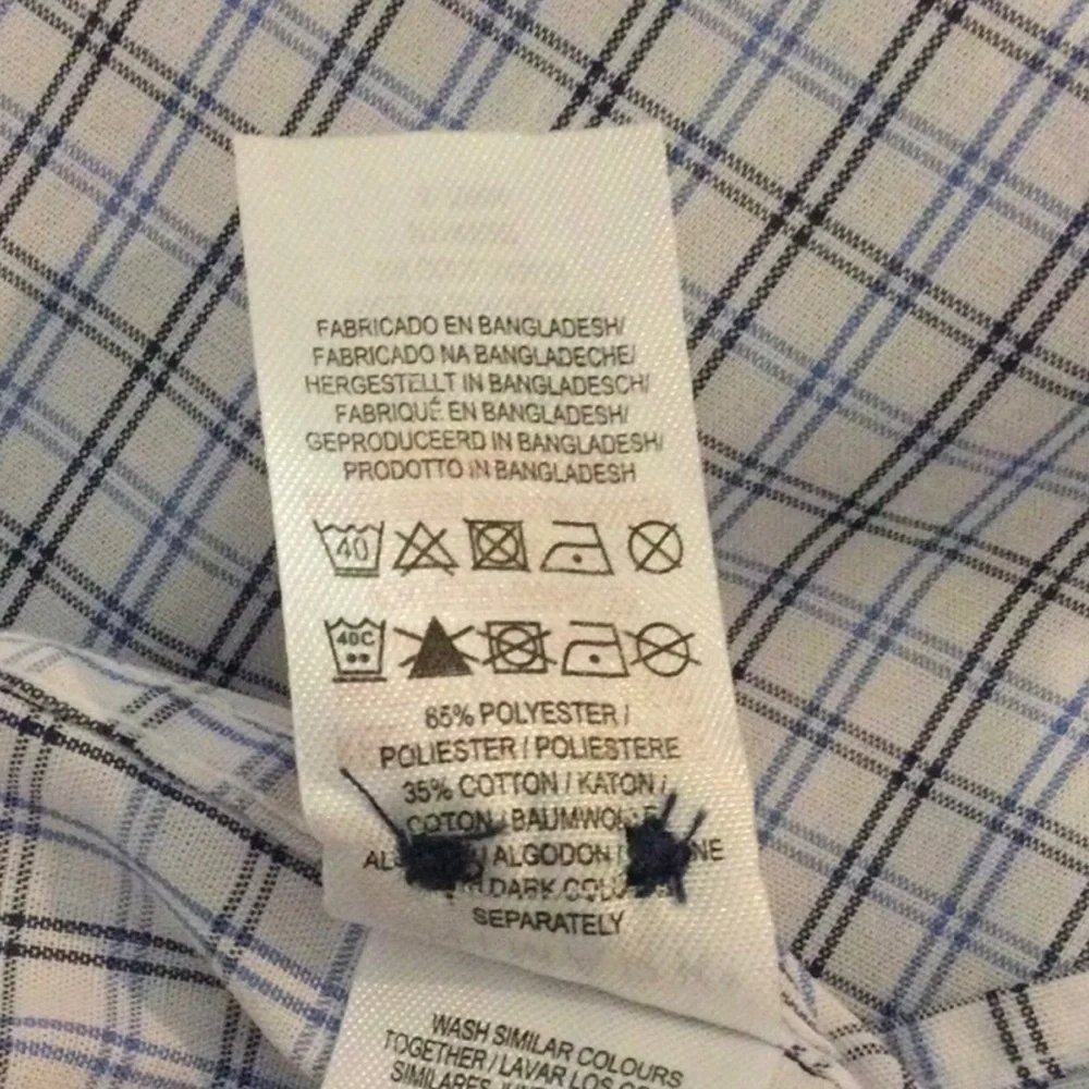 Primark Blue & White Dress Shirt - Picture 8 of 8
